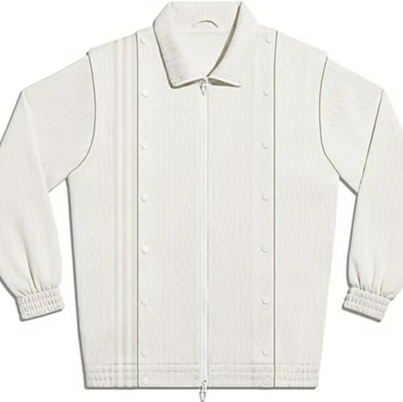 adidas Other - Adidas Ivy Park Monogram Core White Jacket Sz 3X Style: SS21